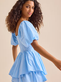 Melanie Puff Sleeve Romper Detail 3 - TULLABEE