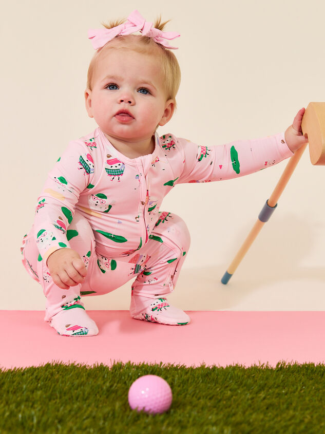 Dreaming of the Green Ruffle Footie - TULLABEE