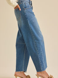 Ashlyn Barrel Jeans Detail 4 - TULLABEE