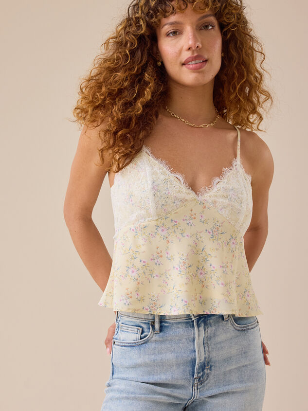 Blakelyn Lace Floral Tank Detail 2 - TULLABEE