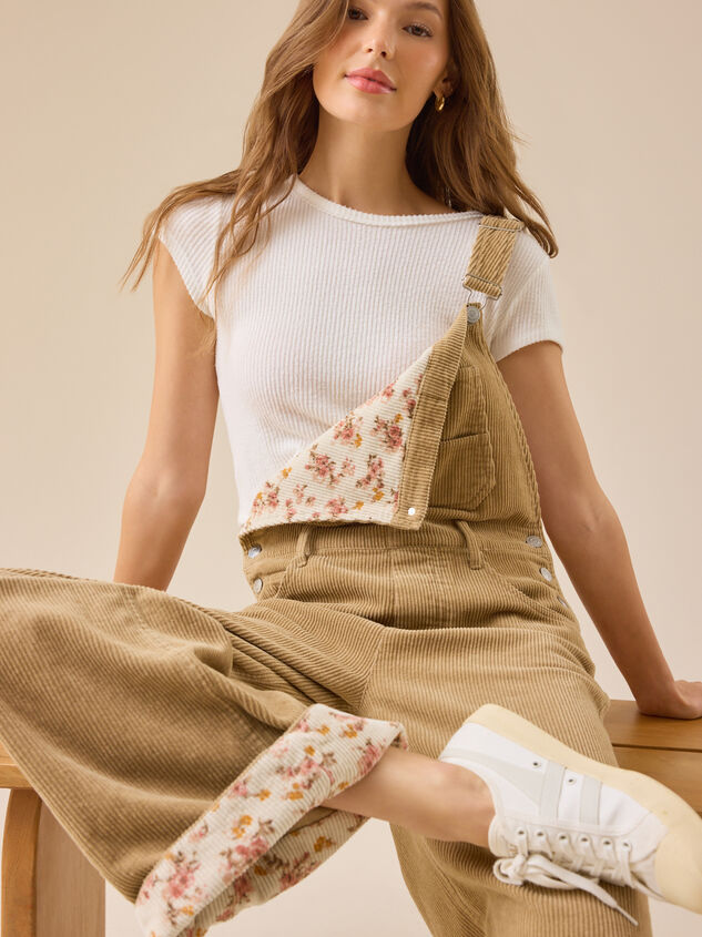 Danielle Corduroy Overalls - TULLABEE