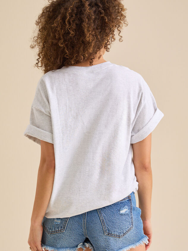 Americana Oversize Tee Detail 4 - TULLABEE