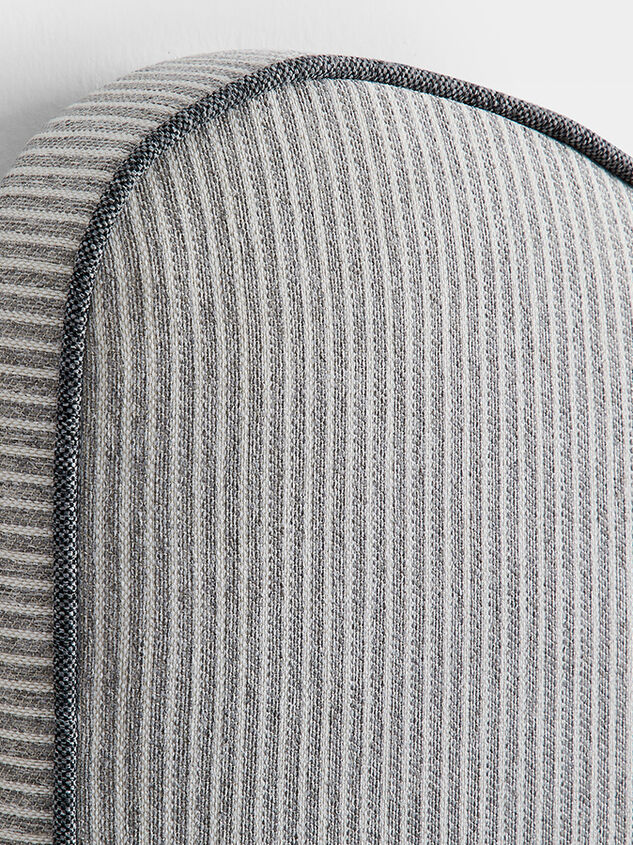 Gemma Stripe Upholstered Headboard Detail 4 - TULLABEE