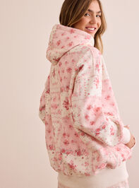 Flourishing Floral Patchwork Hoodie Detail 5 - TULLABEE