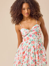 Peggy Floral Maxi Dress Detail 3 - TULLABEE
