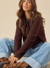 Shauna Cable Knit Cardigan - TULLABEE