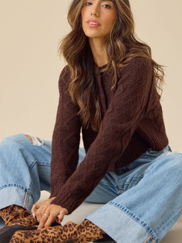 Shauna Cable Knit Cardigan - TULLABEE