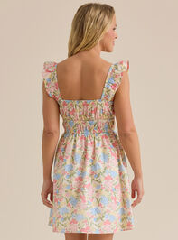 Evie Floral Mama Dress Detail 5 - TULLABEE