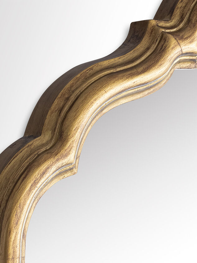 Colette Gilded Wood Mirror Detail 4 - TULLABEE