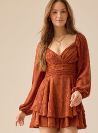 Lola Long Sleeve Floral Romper - TULLABEE
