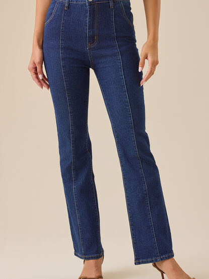Skyla Star High Rise Jeans - TULLABEE