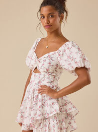 Melanie Puff Sleeve Romper Detail 4 - TULLABEE