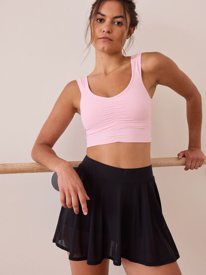 Kickback Cropped Athletic Tank - TULLABEE