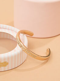 Love You Forever Bangle by Mud Pie - TULLABEE