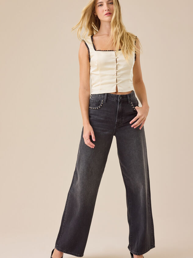 Chloe Studded Jeans - TULLABEE