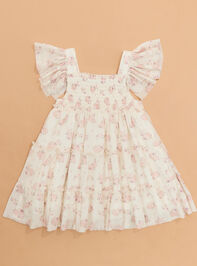 Aria Floral Dress Detail 3 - TULLABEE