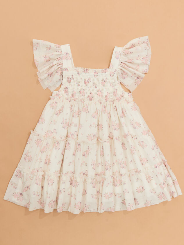 Aria Floral Dress Detail 3 - TULLABEE