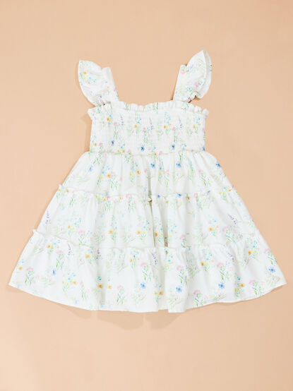 Vivienne Floral Toddler Dress - TULLABEE