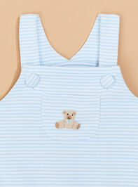 Theodore Bear Patch Bubble by Mud Pie Detail 2 - TULLABEE