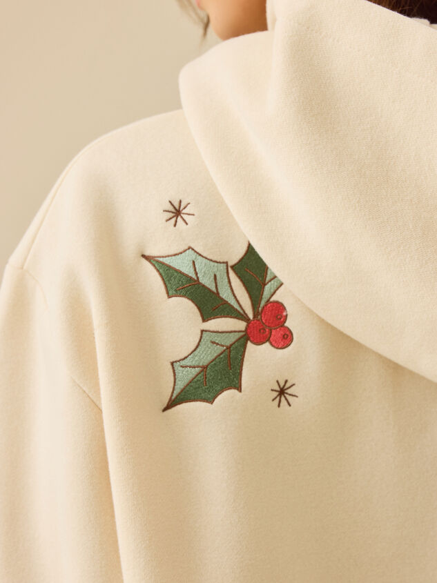 Cowgirl Christmas Icon Hoodie Detail 5 - TULLABEE