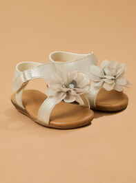 Giselle Flower Sandal Detail 2 - TULLABEE