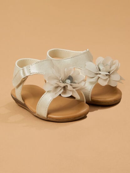 Giselle Flower Sandal - TULLABEE