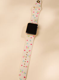Floral Heart Smart Watch Band Detail 2 - TULLABEE