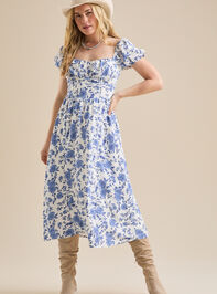 Natalie Floral Maxi Dress Detail 2 - TULLABEE