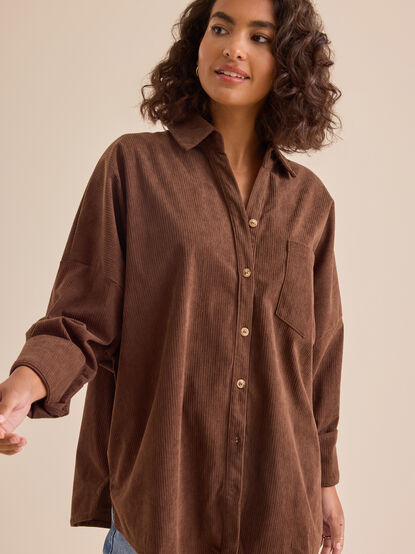 Merida Corduroy Button Down - TULLABEE