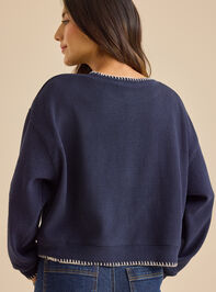 Jennine Whipstitch Top Detail 4 - TULLABEE