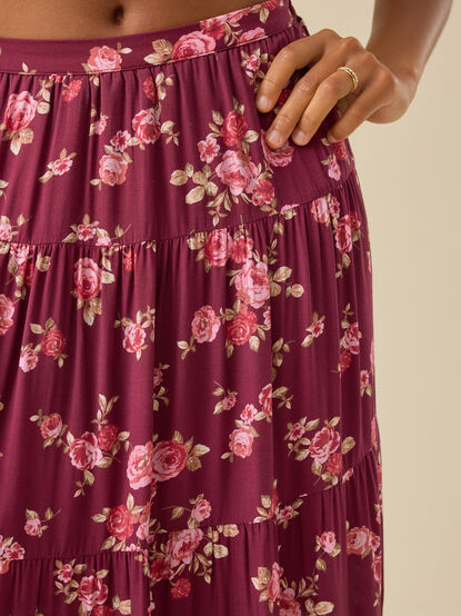 Kambry Floral Maxi Skirt - TULLABEE