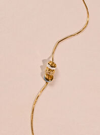 Enamel Trio Slider Necklace - TULLABEE