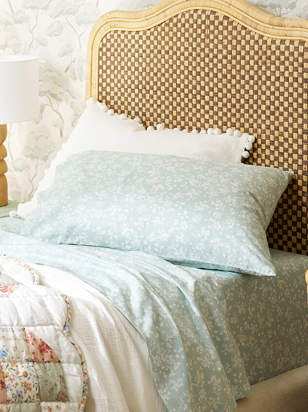 Ellery Cotton Sheet Set Detail 2 - TULLABEE