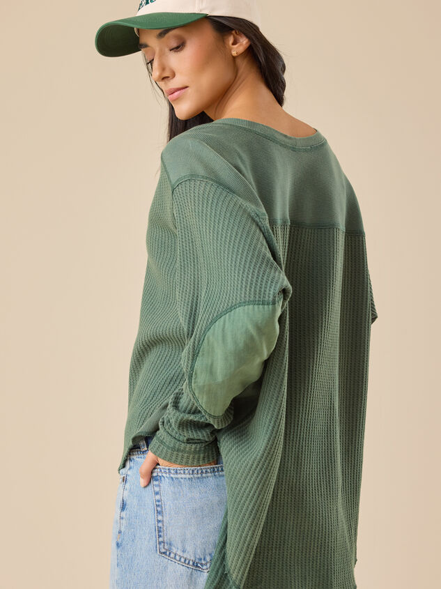 Anna Oversized Thermal Top Detail 5 - TULLABEE