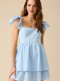 Willow Gingham Mini Dress Detail 2 - TULLABEE