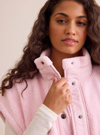Summit Sherpa Button Vest Detail 3 - TULLABEE