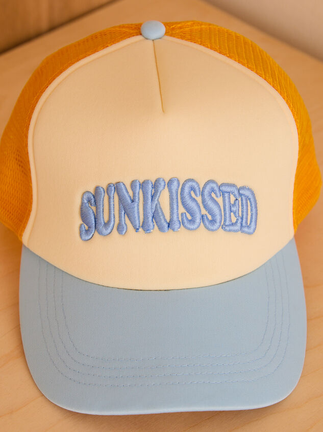 Sunkissed Trucker Hat Detail 2 - TULLABEE