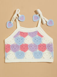 Arabella Baby Heart Crochet Tank - TULLABEE