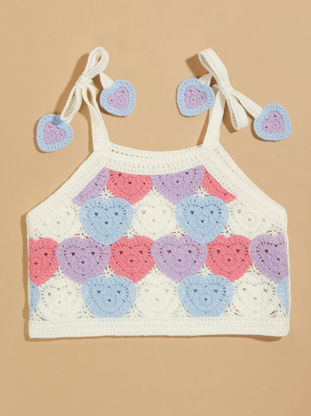Arabella Baby Heart Crochet Tank - TULLABEE