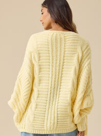 Luna Open Front Cardigan Detail 4 - TULLABEE