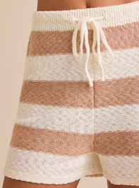 Kendall Striped Shorts Detail 3 - TULLABEE