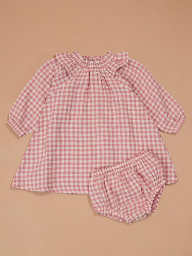 Wendy Western Plaid Dress and Bloomer Set - TULLABEE
