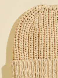 Arden Knit Beanie by Quincy Mae Detail 2 - TULLABEE