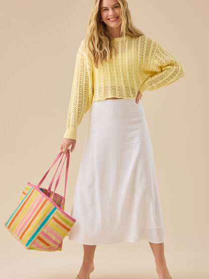 Anya Pointelle Sweater - TULLABEE