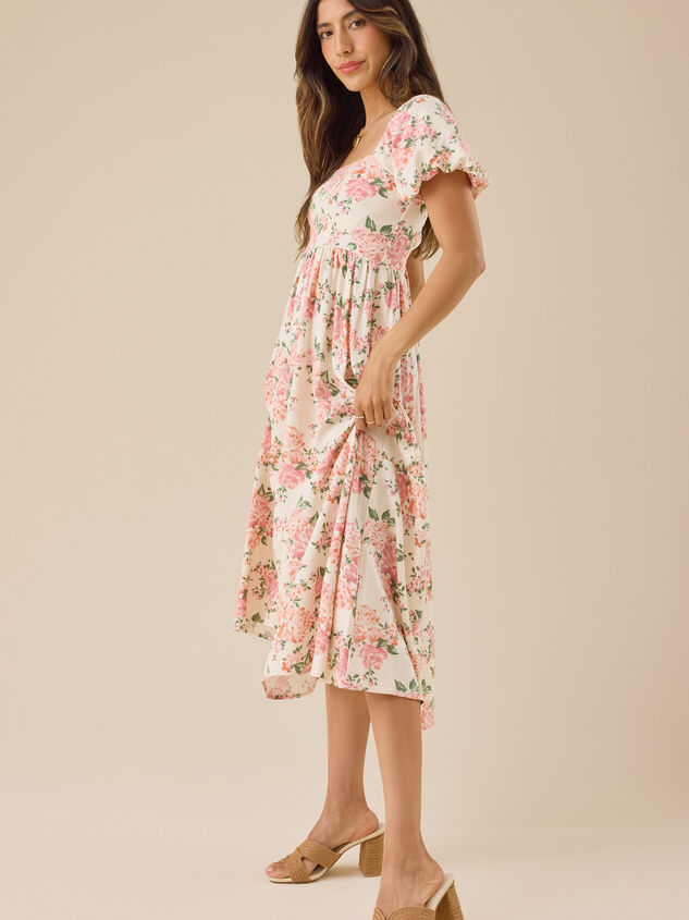 Cameron Floral Maxi Dress Detail 4 - TULLABEE
