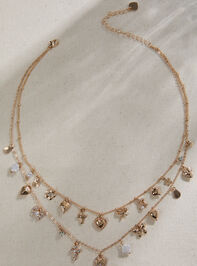 Dainty Charm Layered Necklace - TULLABEE