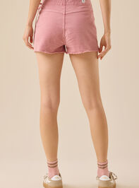 Dylan Corduroy Side Tie Skort Detail 6 - TULLABEE