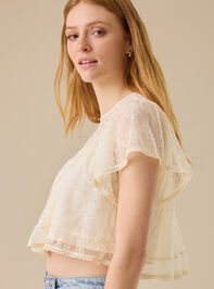 Donna Lace Babydoll Top Detail 3 - TULLABEE