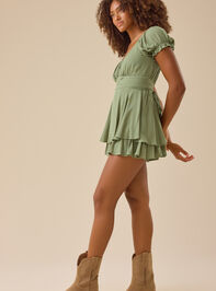Haisley Layered Crossover Romper Detail 4 - TULLABEE