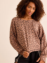 Urban Unwind Cheetah Open Back Long Sleeve - TULLABEE